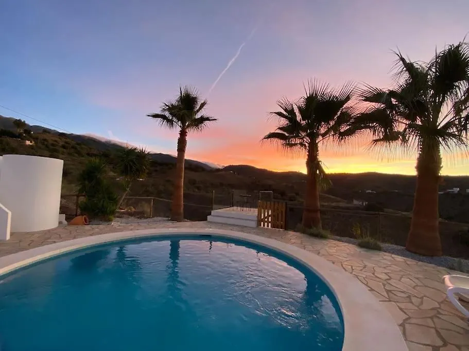 Lovely Home With Heated Pool & Countryside Views Near Sedella, Andalucia Spain