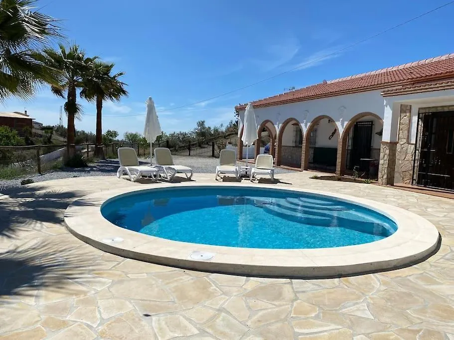 Lovely Home With Heated Pool & Countryside Views Near Sedella, Andalucia Spain
