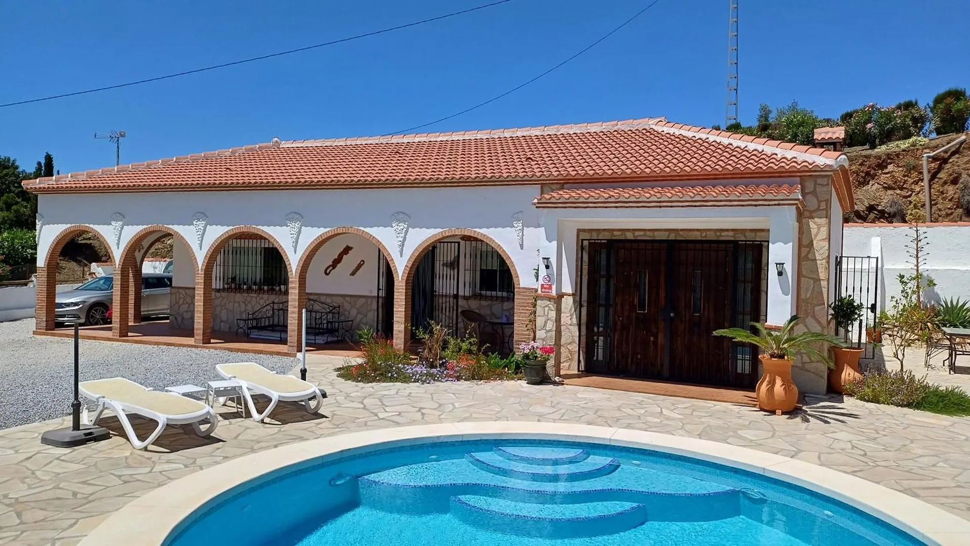 Lovely Home With Heated Pool & Countryside Views Near Sedella, Andalucia Spain
